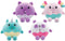 Pluchen donut dieren - 29 cm - set van 12