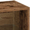 vidaXL - Zwevende - Plank - 2 - stuks - Oud - Hout - 40x28,5x40 - cm - Gefabriceerd - Hout