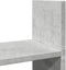 vidaXL - Wandkast - 100x18x40 - cm - bewerkt - hout - betongrijs