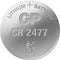GP - 103239 - CR2477 Lithium knoopcel batterij - Zilver