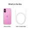Apple iPhone 16 Plus - Roze - 128 GB - eSIM