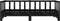 vidaXL - Slaapbank - uitschuifbaar - massief - grenenhout - zwart - 2x(90x200) - cm