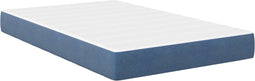 vidaXL - Pocketveringmatras - Blauw, - Medium, - 120x200x20 - cm, - Stof