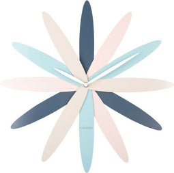 Karlsson Wandklok Bloom - Multicolor - Ø45cm - Wandklok Modern