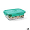 Luminarc Turquesa - Hermetische Lunchtrommel - 1,22 L - Turkoois (6 stuks)