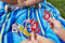Mattel Games Uno H2O To Go - Kaartspel - Waterbestendige kaarten
