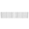 vidaXL - Gabion - plantenbak - verhoogd - 450x50x100 - cm - gegalvaniseerd - staal