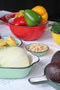 CABANAZ - schaal, keramiek, SALAD BOWL, 800 ml, rood