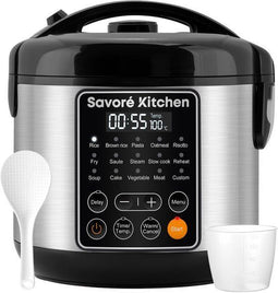 Savoré Kitchen Rijstkoker - Multicooker 3L - 14 Programma's - PFAS-vrij