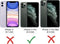SoSkild iPhone Xs/X/11 Pro - Screenprotector - Dubbel gehard glas - Zwart