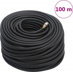 vidaXL - Luchtslang - hybride - 0,6'' - 100 - m - rubber - en - PVC - zwart