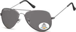 Montana - MP94 - Zonnebril - Aviator stijl - Gunmetal - Lensbreedte 57 mm