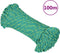 vidaXL - Boottouw - 5 - mm - 100 - m - polypropyleen - groen