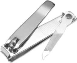 Bexfield Verchroomde Nagelknipper - 8 cm - Groot Model - Inclusief Vijl