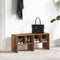vidaXL - Schoenenrek - stapelbaar - 89,5x30x40 - cm - oud - houtkleurig