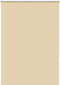 vidaXL - Rolgordijn - verduisterend - 105x175 - cm - stofbreedte - 100,7 - cm - beige