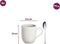 Cosy & Trendy Turbolino Beker - 35 cl - Ø 8.5 cm x 10 cm - Blauw - Set-6