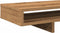 vidaXL - Monitorstandaard - 100x27x15 - cm - bewerkt - hout - artisanaal - eiken