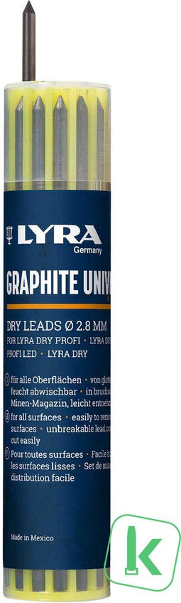 Lyra-Dry leads Grafiet navulling 12 stuks.