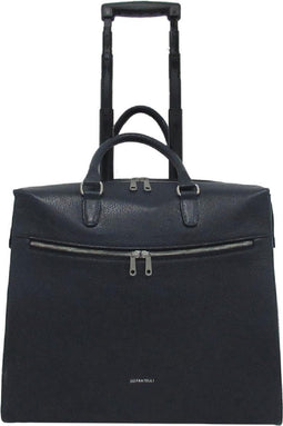 Gigi Fratelli Dames Leren Laptop Trolley 15.6 inch Romance Business ROM8015 Blauw