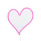 Luca Lighting Neonverlichting - Hart - L31 x B33 cm - Roze