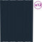 vidaXL - Dakpanelen - 12 - st - 60x45 - cm - gegalvaniseerd - staal - antracietkleurig