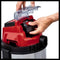 Einhell TC-VC 18/20 Li S-Solo - Accu Nat-/Droogzuiger - 20 L RVS reservoir - Max. zuigkracht 80 mbar
