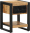 vidaXL - Nachtkastje - 35x34x45 - cm - massief - ruw - mangohout