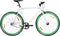 vidaXL - Fiets - met - vaste - versnelling - 700 - c - 59 - cm - wit - en - groen