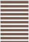 vidaXL - Zebra - rolgordijn - 115x100 - cm - stofbreedte - 110,9cm - polyester - bruin