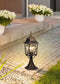 TRIO VOLTURNO - Paalverlichting - Antieke roest - IP23 (excl. 1x E27 4W)