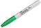 Marker Sharpie Fine Rundspitze groen, 12 stuks
