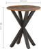 vidaXL - Bijzettafel - 48x48x56 - cm - massief - gerecycled - hout
