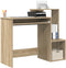 vidaXL - Bureau - Sonoma - Eik - 106x40x88,5 - cm - Geengineerd - Hout