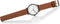Skagen Signatur SKW6374 - Herenhorloge - 40 mm - Goudkleurig met bruine lederen band