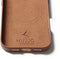 Mujjo iPhone 17 - Volledig Lederen Hoesje - 1mm Verhoogde Rand - Bruin