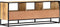 vidaXL - Tv-meubel - 120x30x45 - cm - massief - mangohout