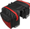Ceruzo Dubbele Fietstas - 20 Liter - Waterafstotend - Zwart Rood