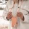 iMoshion Hoesje Geschikt voor iPhone 12 Mini Hoesje Met Koord - iMoshion Color Backcover met afneembaar koord - oranje