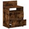 vidaXL - Nachtkastjes - 2 - st - met - 2 - lades - 40x33x60 - cm - gerookt - eikenkleurig
