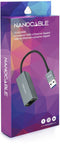 Nanocable ANEAHE0818 - USB 3.0 naar Gigabit Ethernet Adapter - 10/100/1000 Mbps - Grijs - 15 cm