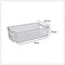 Waal - Koelkast organizer - Doorzichtig keuken bakjes - Keukenkastorganizers - Opbergbak - Bewaardoos - Opbergdoos - Lade - Schuiflade- Blikjeshouder - Pakjeshouder - Fridge organizer - Badkamer Mandjes - kleding en sokken opslag bakje - transparant