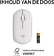 Logitech Pebble 2 M350s - Draadloze Muis - 3 apparaten - Gerecycled plastic