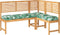 vidaXL - Zitkussens - voor - Pallets - 6 - pcs - Bladpatroon - 40x40x8 - cm - Oxford - Stof