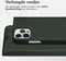 Accezz iPhone 12 Pro / 12 - Premium Leather Slim Book Case - Echt Nappa leer - Groen