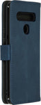 iMoshion Hoesje Geschikt voor LG K61 Hoesje Met Pasjeshouder - iMoshion Luxe Bookcase - Donkerblauw