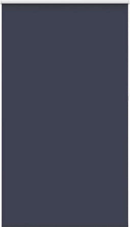 vidaXL - Rolgordijn - verduisterend - 140x210 - cm - stofbreedte - 136,6 - cm - blauw