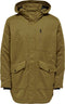 ONLY & SONS ONSELLIOT PARKA - Lange parka met capuchon - Volledige ritssluiting met stormflap - Maat M