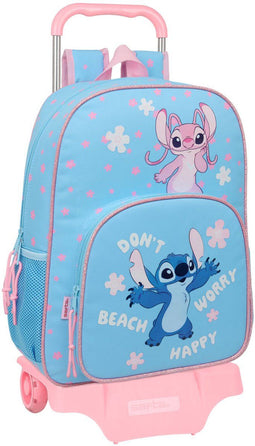Lilo & Stitch Happy - Schoolrugzak - 33 x 42 x 14 cm - Hemelsblauw