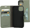 Mobiparts iPhone 13 - Classic Wallet Case - Ruimte voor pasjes - Groen